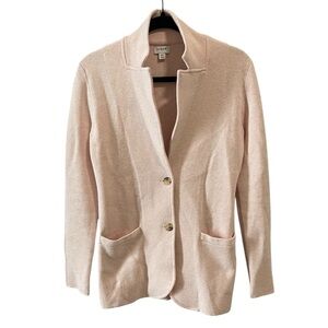 J Crew Re Imagined Longline Cardigan Sweater Xsmall pink Career Minimalist